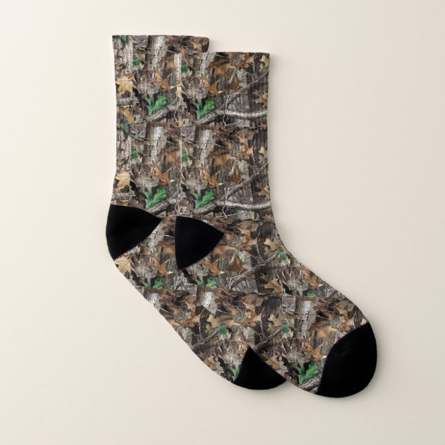 Hunters Forest Tree Camo #1 socks Strumpor (Par)
