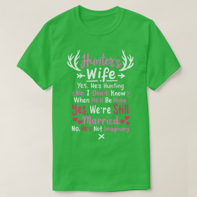 Hunters fru 1 t shirt (Design framsida)