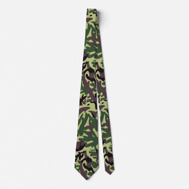 Hunters Grönt Camo Mönster Slips (Framsida)