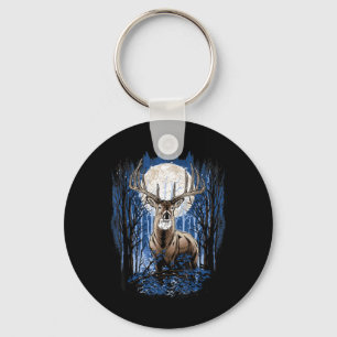 Hunters Hjort Hunting Big Whitetail Buck Nyckelring