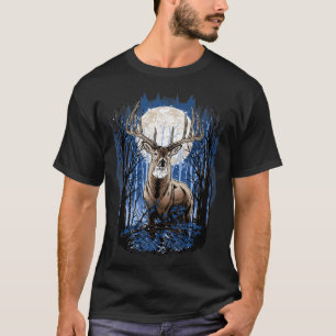 Hunters Hjort Hunting Big Whitetail Buck T Shirt