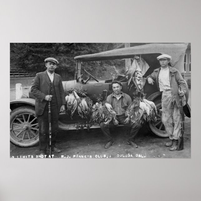 Hunters Poswith Game på RJ Finneys Klubb Poster (Framsidan)