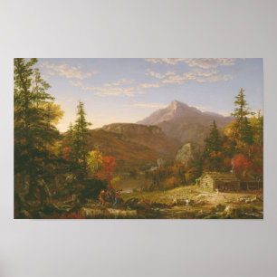 Hunters Return (1845) - Thomas Cole Poster