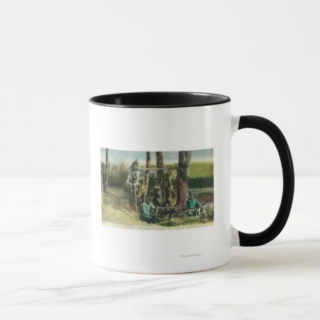 Hunters Showing the Day's WorkLake County, CA Mugg (Höger)