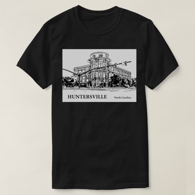 Huntersville North olina 3 T Shirt (Design framsida)