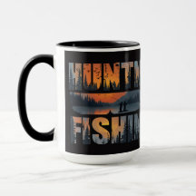 Huntin Fishin Coffee Mug | Outdoor Fishing mug