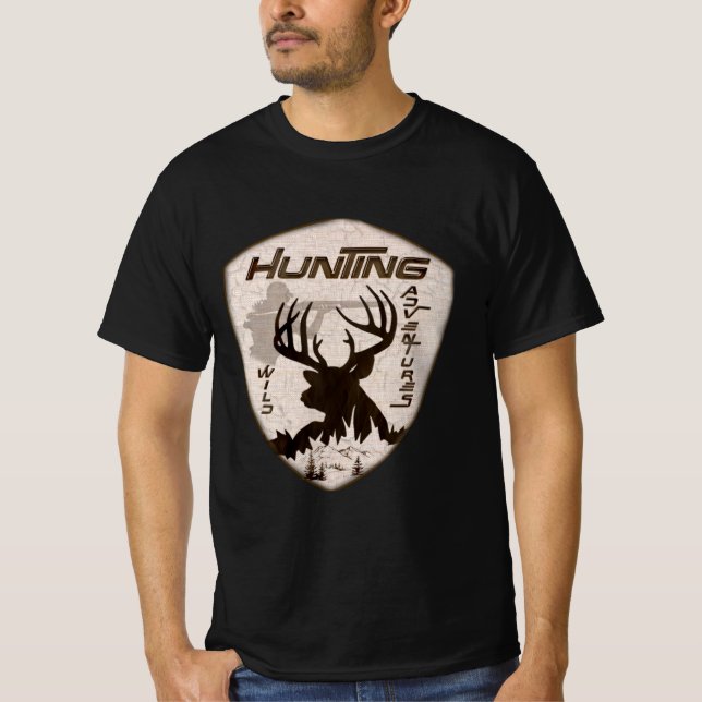 Hunting äventyr T-Shirt (Framsida)