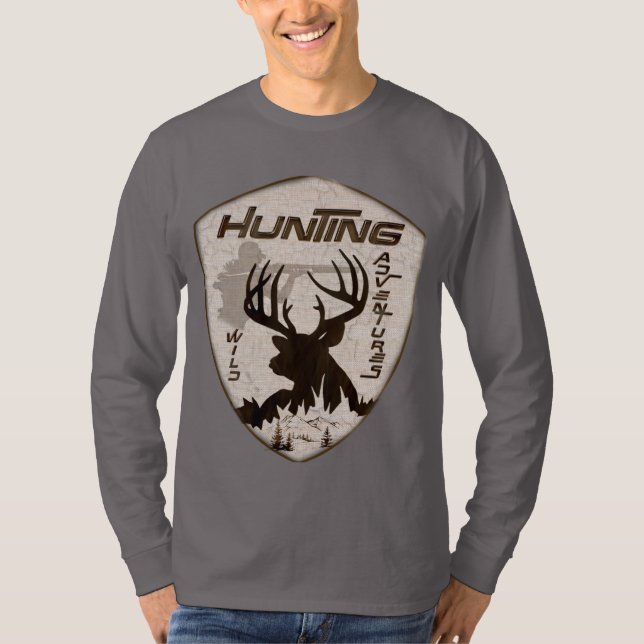 Hunting äventyr T-Shirt (Framsida)