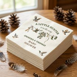 Hunting Boy Baby Shower  Pappersservett