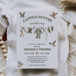 Hunting Boy Shower Inbjudningar