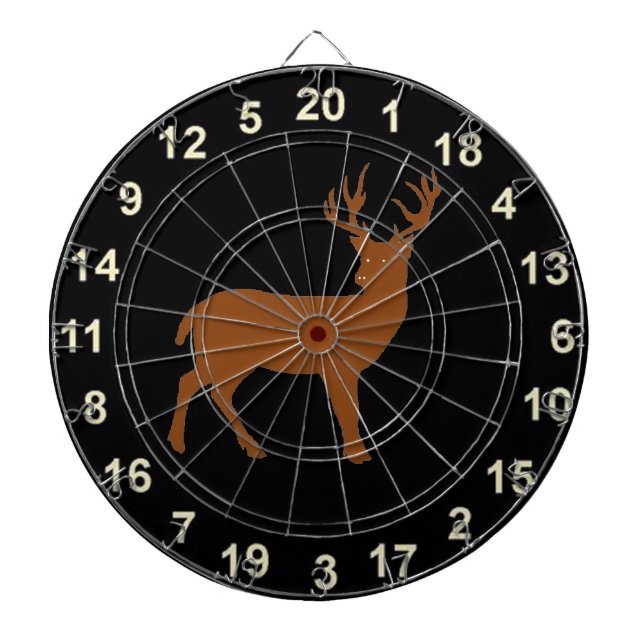 Hunting Buck Permanent Dart Board 4 Darttavla (Framsidan)