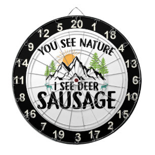 Hunting Buck Permanent Dart Board 5 Darttavla