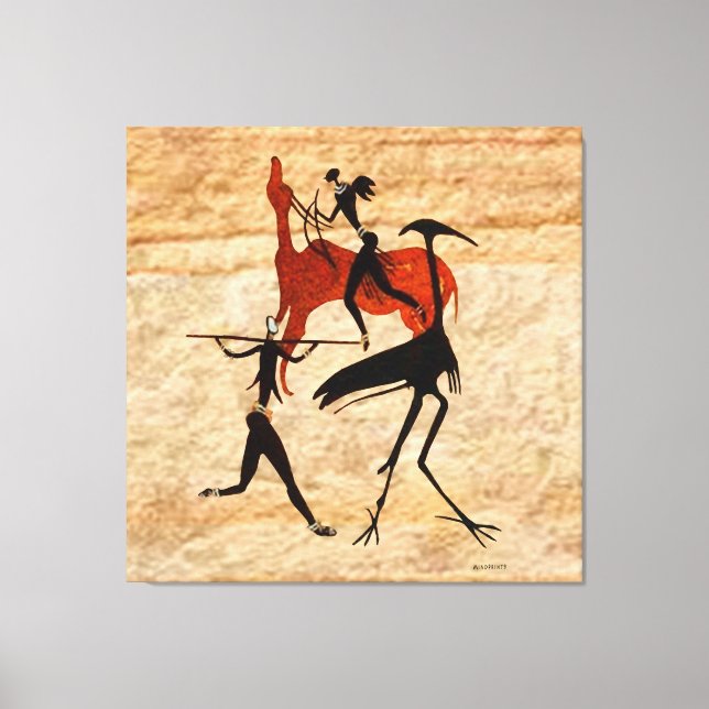 Hunting Bushmen Canvastryck (Framsida)