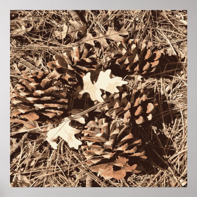 Hunting Camo Camouflage Gifts for Hunters Poster (Framsidan)