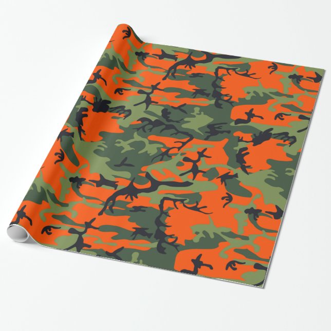 Hunting Camo Presentpapper (Utrullad)