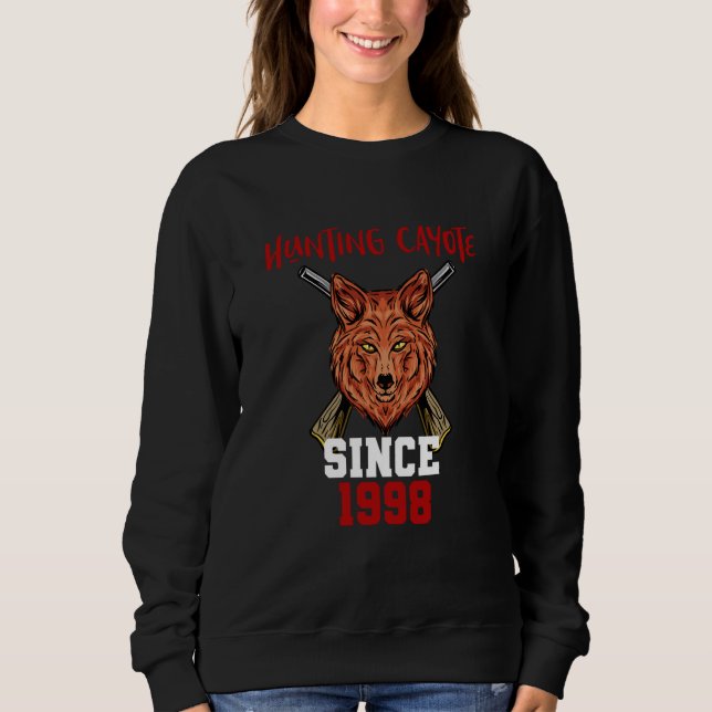 Hunting cayote since 1998 t shirt (Framsida)
