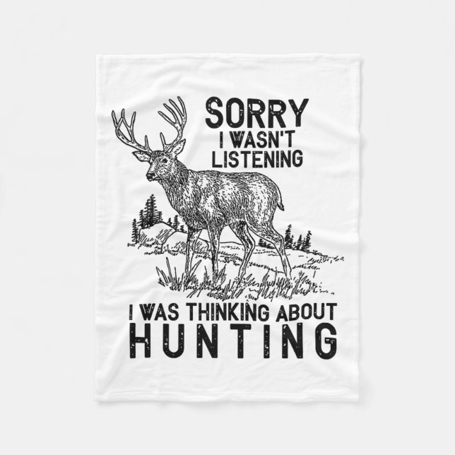 Hunting - Deer Funny Quote Hunter Gift Tank Top  Fleecefilt (Framsidan)