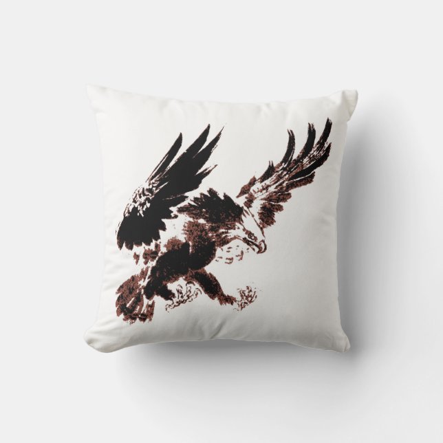 Hunting Eagle American MoJo Pillow Kudde (Framsida)