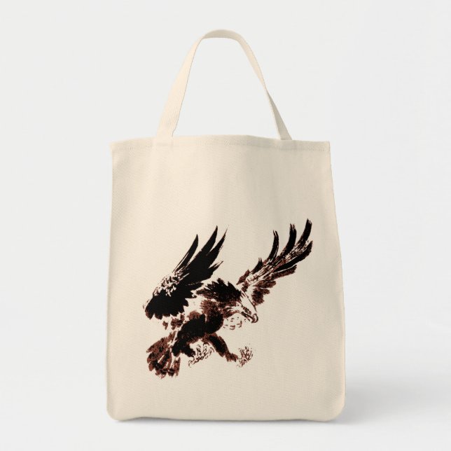 Hunting Eagle Bag Tygkasse (Framsidan)