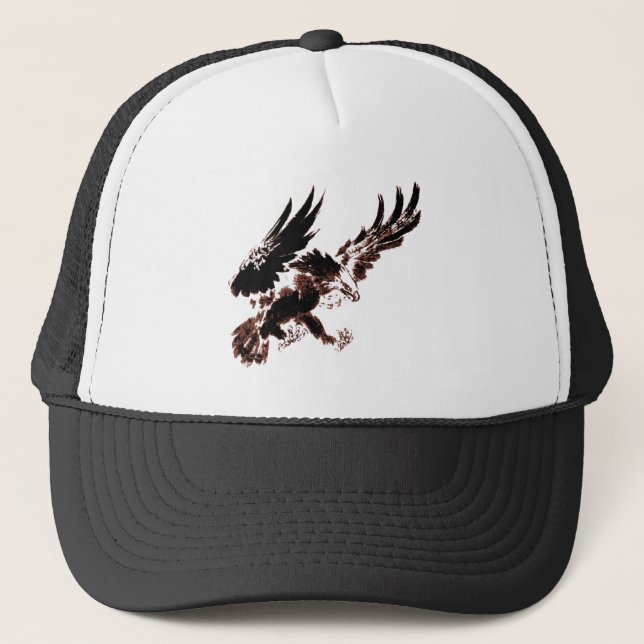 Hunting Eagle Hat Truckerkeps (Framsida)
