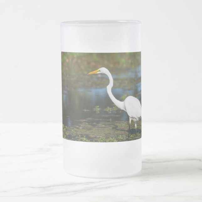 Hunting Egret Frosted Mugg (Center)