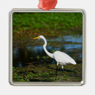 Hunting Egret Julgransprydnad Metall
