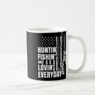 Hunting Fishing Loving Dagaily American Hjort Hunt Kaffemugg