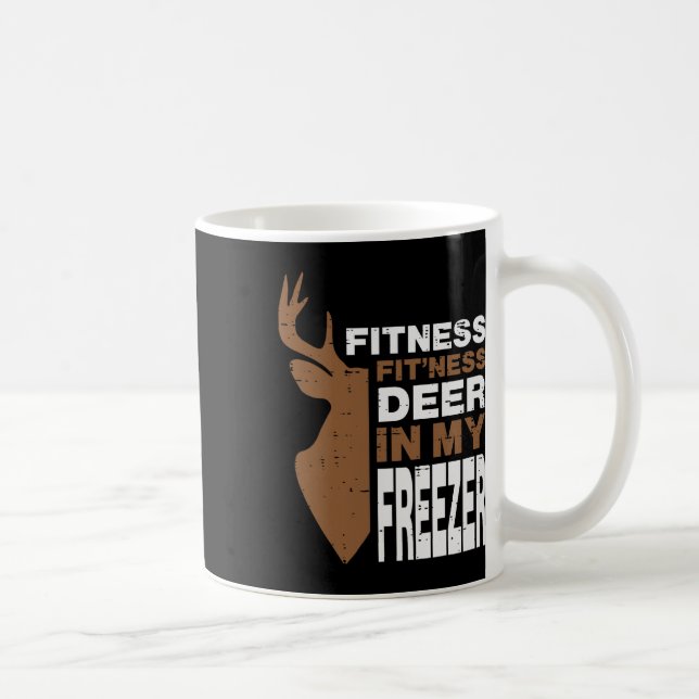 Hunting Fitness Hjort in Freezer Hunter Manar Boys Kaffemugg (Höger)