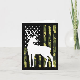 Hunting Gift För manar Women Forest Hunt Wildlife Kort
