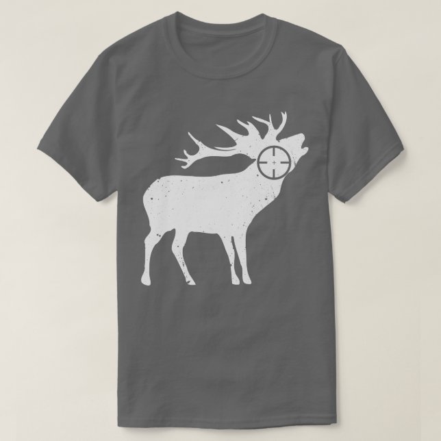 Hunting Hjort Forest Sniper Shoot T Shirt (Design framsida)