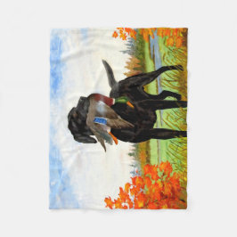 Hunting Hund Fleece Blanket