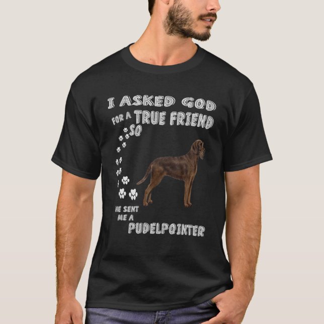 Hunting Hund Quote Mamma Pappa Costume, Pudelpoint T Shirt (Framsida)