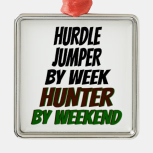 Hunting Hurdle Jumper Julgransprydnad Metall
