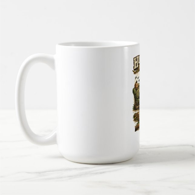 Hunting Is Cheaper Than Therapy Kaffemugg (Vänster)