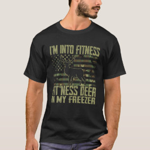Hunting jag är i Fitness Hjort Freezer Funny Gift  T Shirt