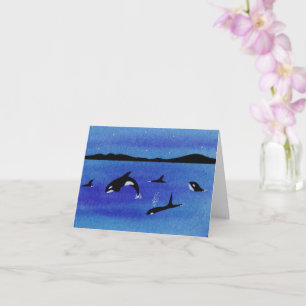 Hunting Killer Whales Card Kort