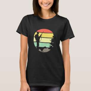 Hunting License Retro Sunset Hunter with Hunting D T Shirt
