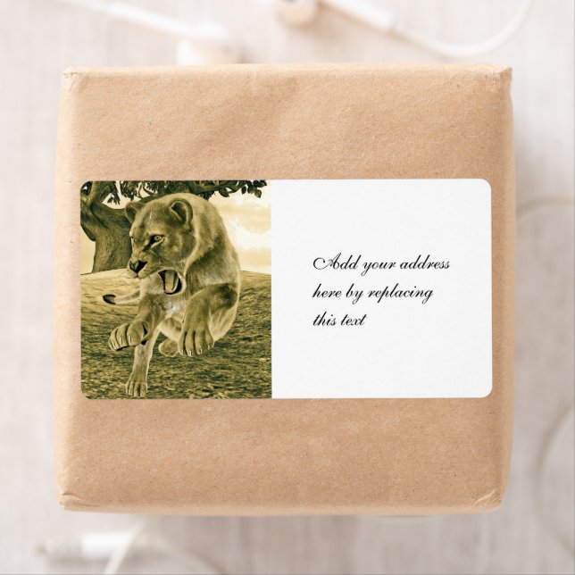 Hunting Lioness Fraktsedel (Insitu)