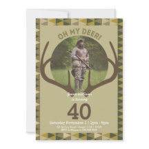 Hunting Manar Camo Hjort Antlers Birthday