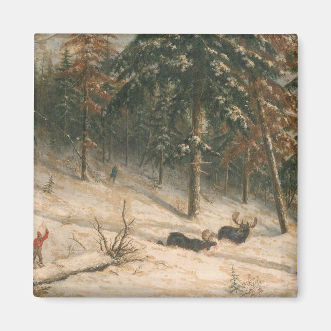 Hunting Moose Magnet (Framsidan)