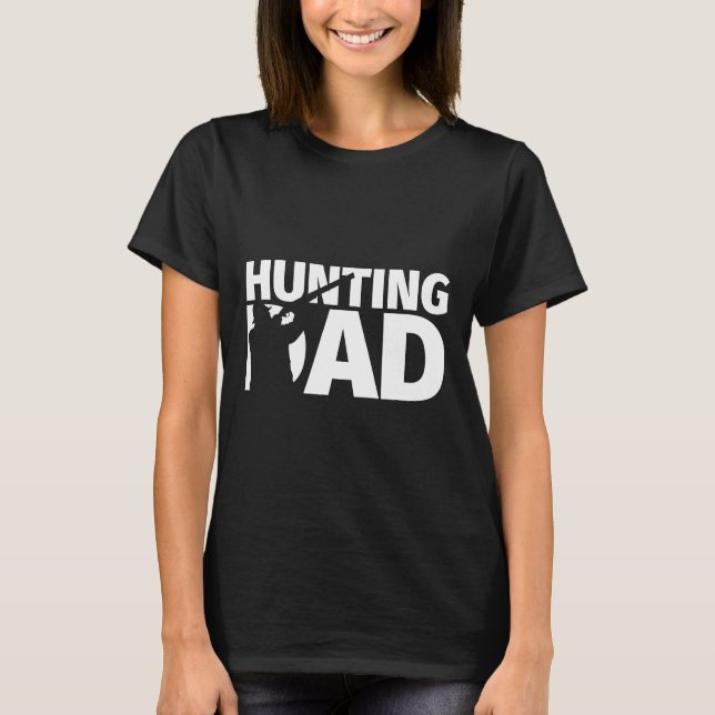 Hunting Pappa Gifts T Shirt (Framsida)