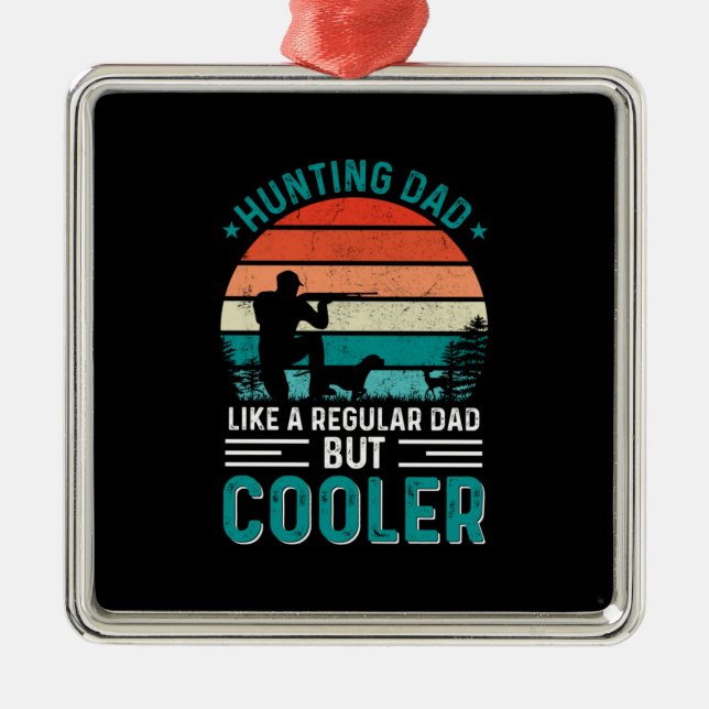 Hunting Pappa Julgransprydnad Metall (Framsidan)