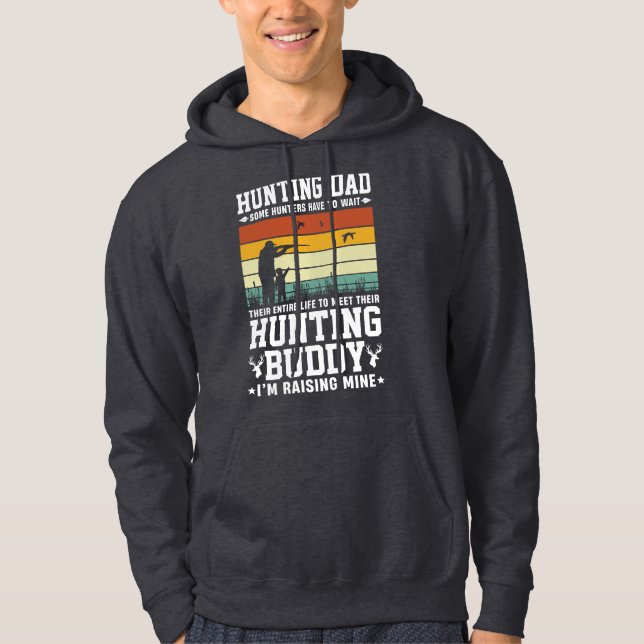 Hunting Pappa - Proud Hunter Far Hoodie (Framsida)