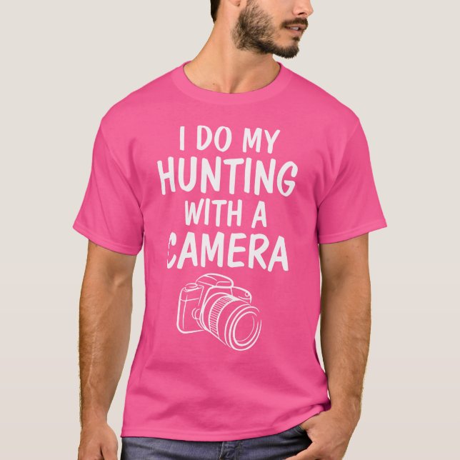 Hunting Pun Photography T Shirt (Framsida)