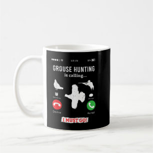 Hunting Ruffed Grouse mobila rop Hunt Kaffemugg