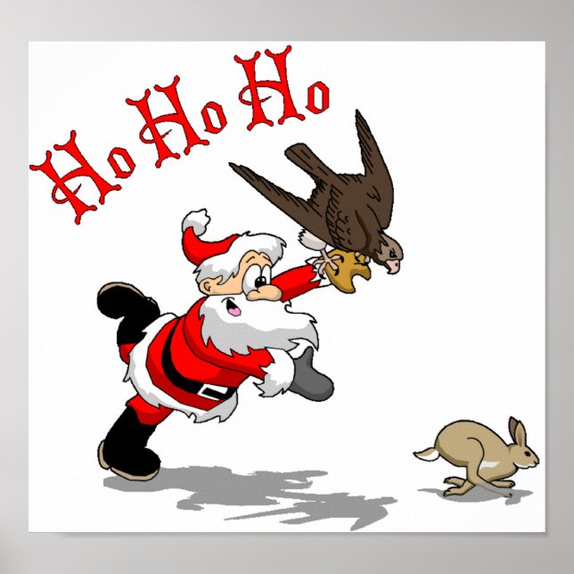 Hunting Santa Poster (Framsidan)