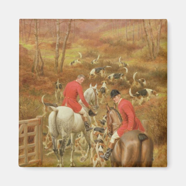Hunting Scene, 1906 Magnet (Framsidan)