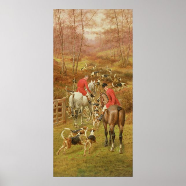 Hunting Scene, 1906 Poster (Framsidan)