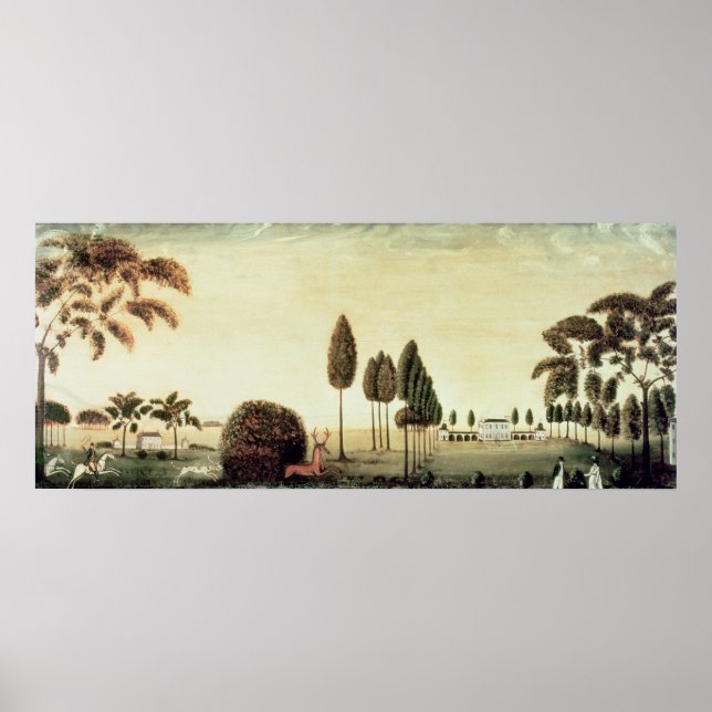 Hunting Scene Poster (Framsidan)