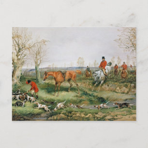 Hunting Scene Vykort
